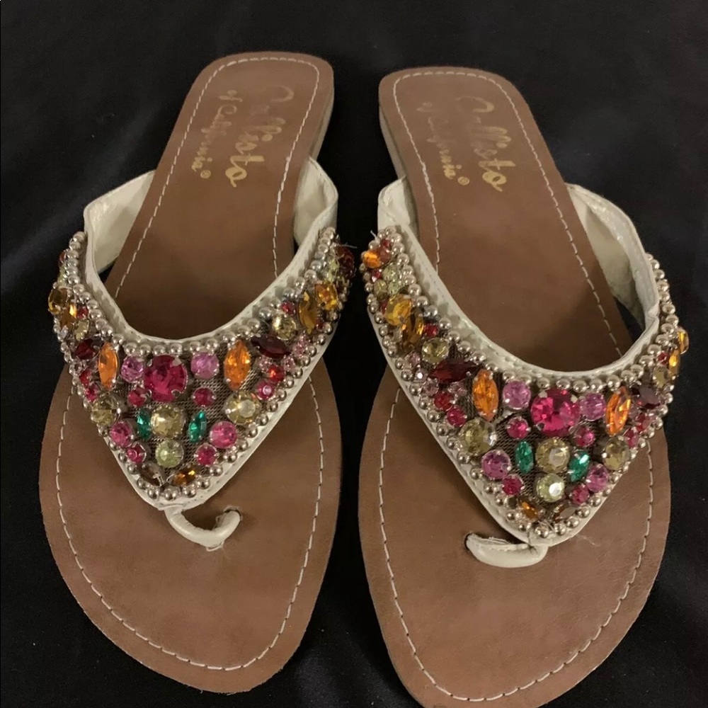 Callisto of California Jeweles Flip Flop size 9.5
